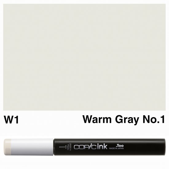 Copic Ink W1-Warm Gray No.1 - Click Image to Close