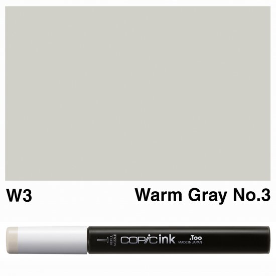 Copic Ink W3-Warm Gray No.3 - Click Image to Close
