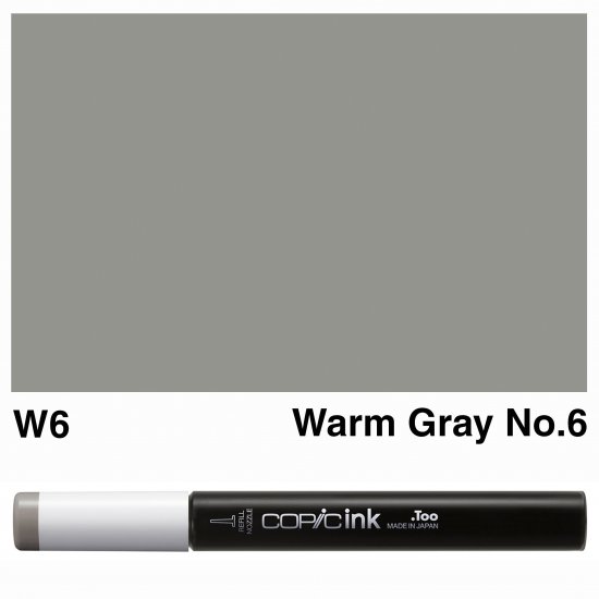 Copic Ink W6-Warm Gray No.6 - Click Image to Close