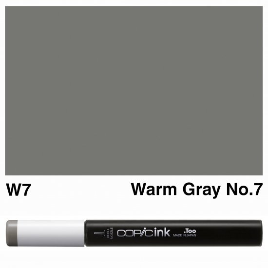 Copic Ink W7-Warm Gray No.7 - Click Image to Close