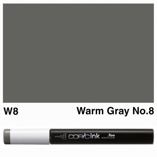 Copic Ink W8-Warm Gray No.8 - Click Image to Close