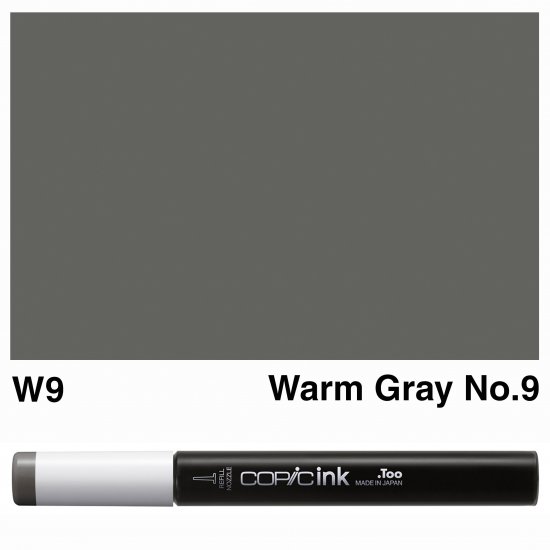 Copic Ink W9-Warm Gray No.9 - Click Image to Close