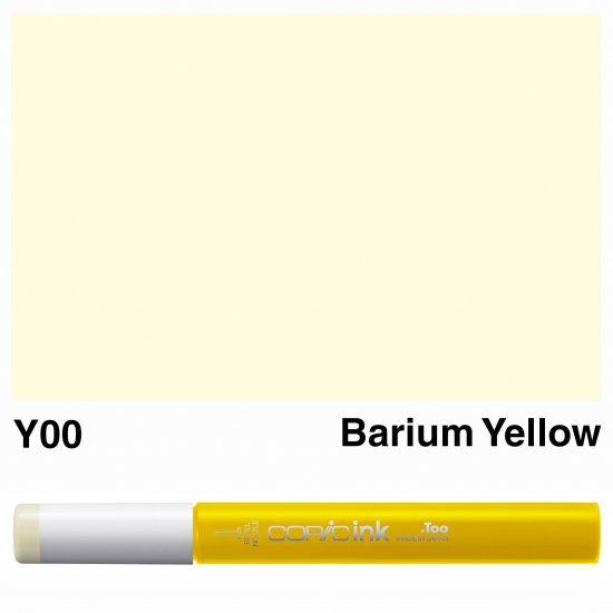 Copic Ink Y00-Barium Yellow - Click Image to Close