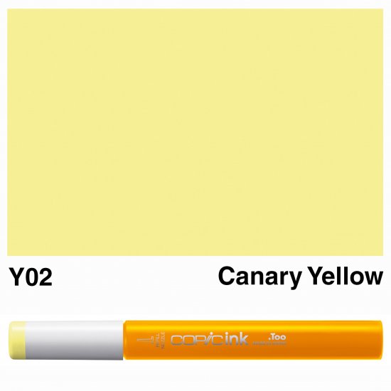 Copic Ink Y02-Canary Yellow - Click Image to Close