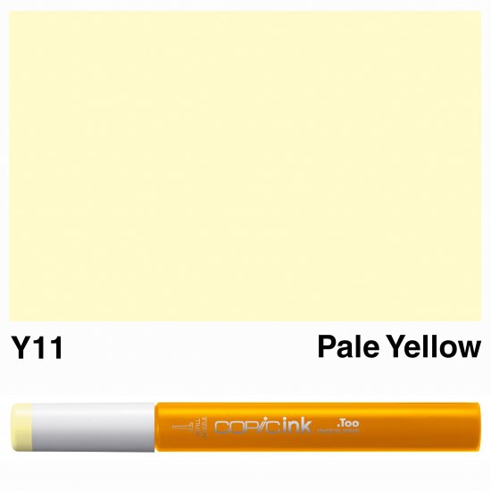 Copic Ink Y11-Pale Yellow - Click Image to Close