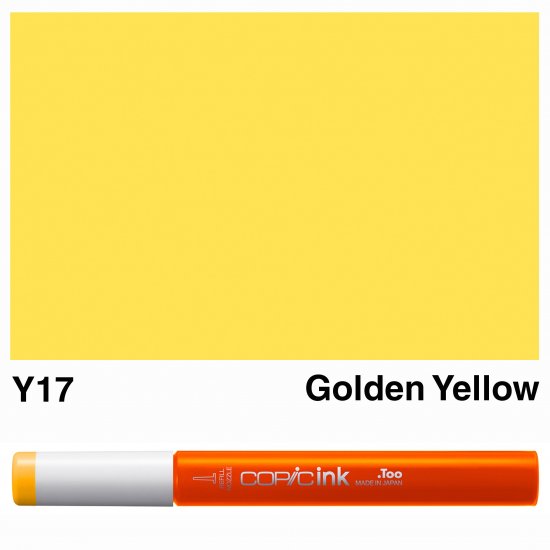 Copic Ink Y17-Golden Yellow - Click Image to Close