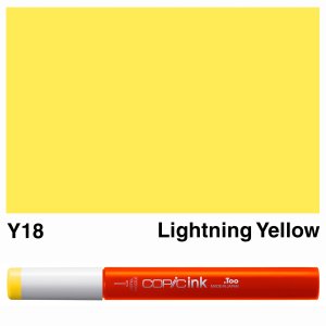 Copic Ink Y18-Lightning Yellow  Copic Ink Y18-Lightning Yellow