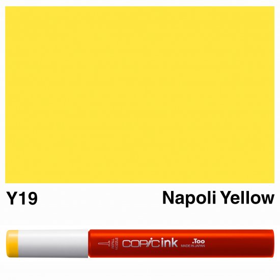 Copic Ink Y19-Napoli Yellow - Click Image to Close