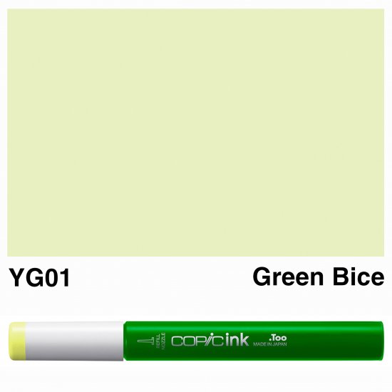 Copic Ink YG01-Green Bice - Click Image to Close