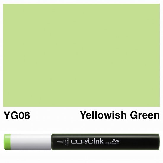 Copic Ink YG06-Yellowish Green - Click Image to Close