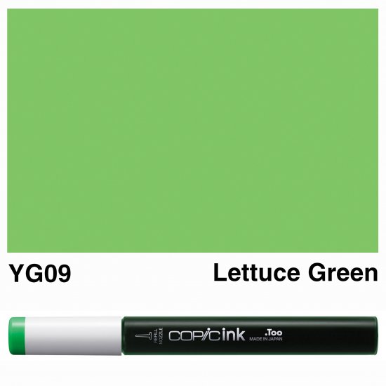 Copic Ink YG09-Lettuce Green - Click Image to Close