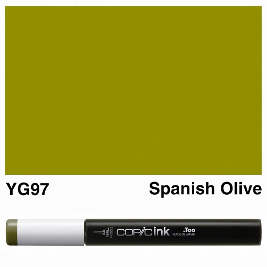 Copic Ink YG97-Spanish Olive - Click Image to Close
