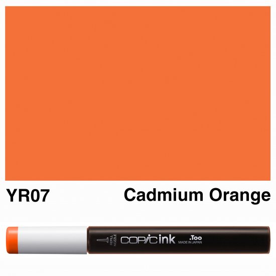 Copic Ink YR07-Cadmium Orange - Click Image to Close