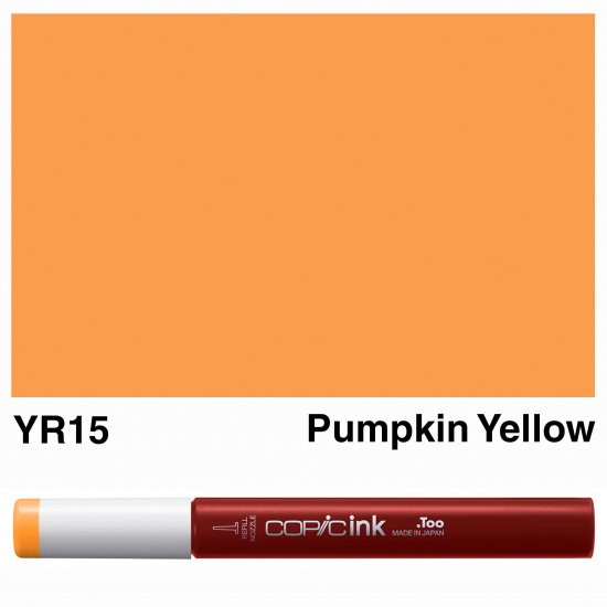 Copic Ink YR15-Pumpkin Yellow - Click Image to Close