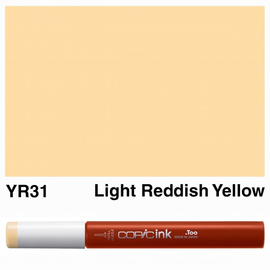 Copic Ink YR31-Light Reddish Yellow - Click Image to Close
