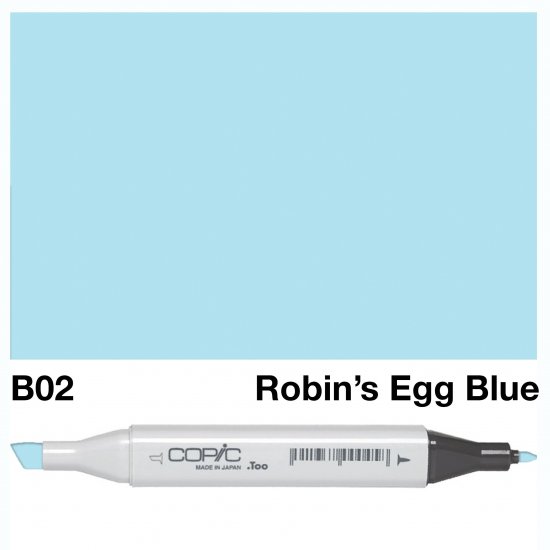 Copic Classic B02 Robins Egg Blue - Click Image to Close