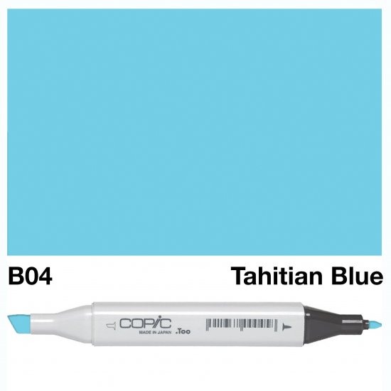 Copic Classic B04 Tahitian Blue - Click Image to Close