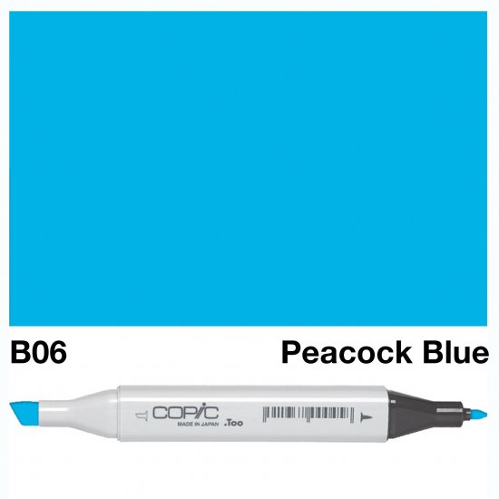 Copic Classic B06 Peacock Blue - Click Image to Close
