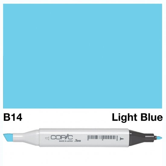 Copic Classic B14 Light Blue - Click Image to Close