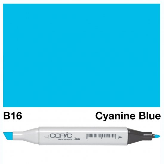 Copic Classic B16 Cyanine Blue - Click Image to Close