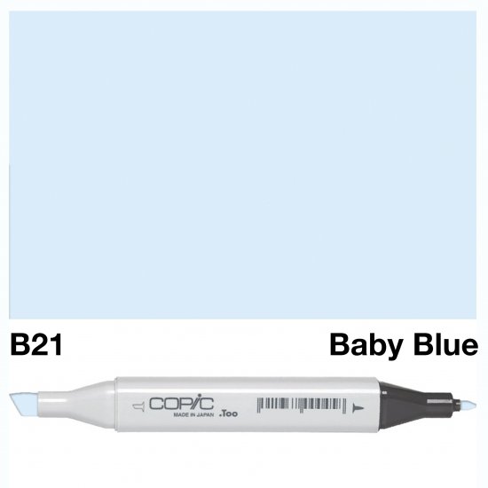 Copic Classic B21 Baby Blue - Click Image to Close