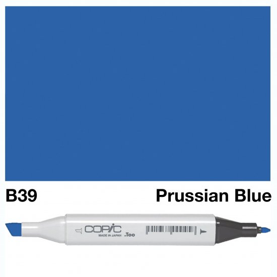 Copic Classic B39 Prussian Blue - Click Image to Close