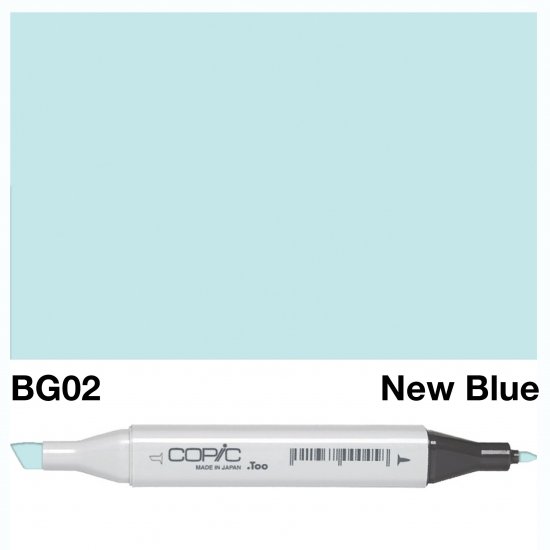 Copic Classic Bg02 New Blue - Click Image to Close