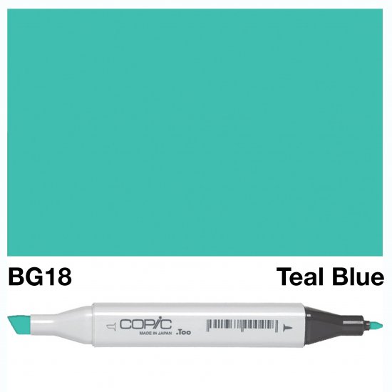 Copic Classic Bg18 Teal Blue - Click Image to Close