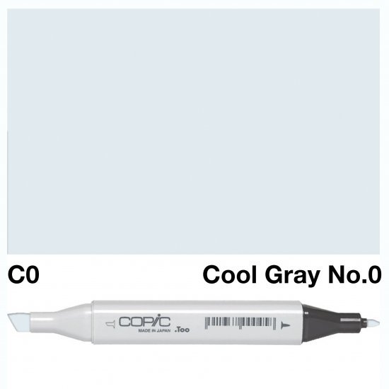 Copic Classic C0 Cool Gray No 0 - Click Image to Close