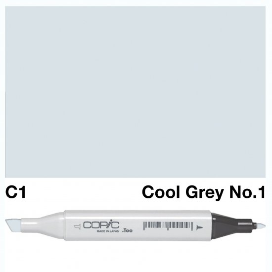 Copic Classic C1 Cool Gray 1 - Click Image to Close
