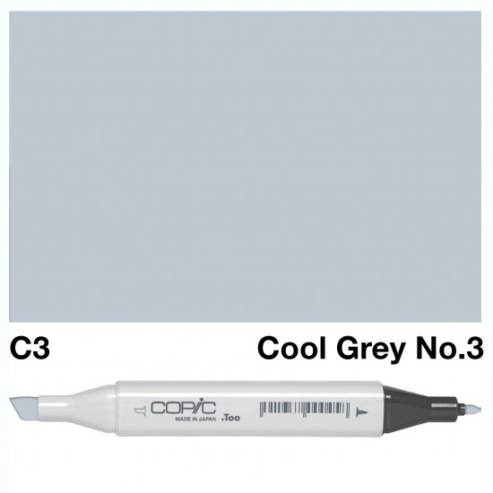 Copic Classic C3 Cool Gray 3 - Click Image to Close