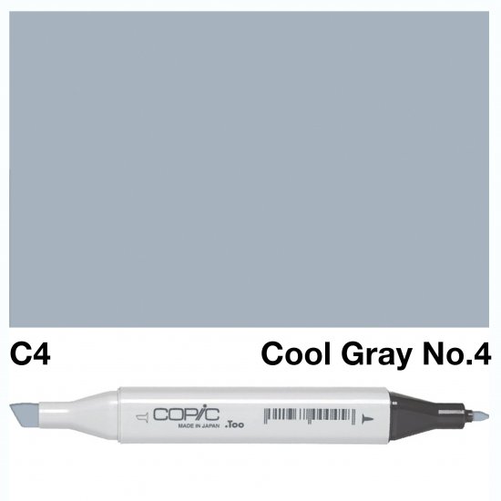 Copic Classic C04 Cool Gray 4 - Click Image to Close