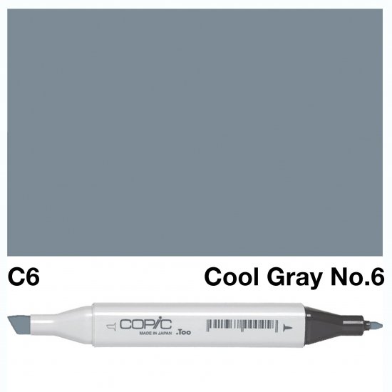 Copic Classic C06 Cool Gray 6 - Click Image to Close