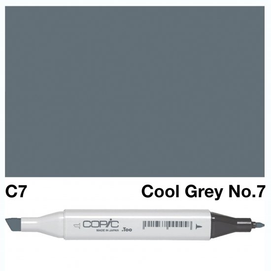 Copic Classic C07 Cool Gray 7 - Click Image to Close