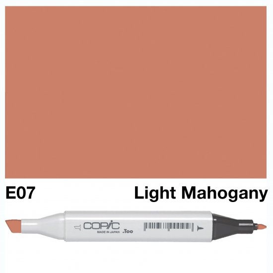 Copic Classic E07 Light Mahogany - Click Image to Close