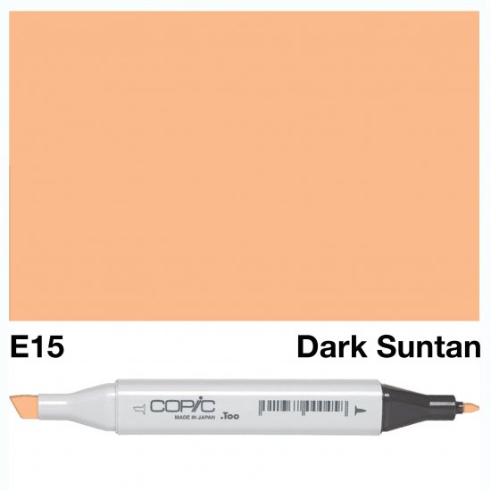 Copic Classic E15 Dark Suntan - Click Image to Close