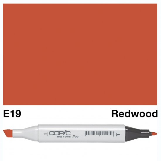 Copic Classic E19 Redwood - Click Image to Close