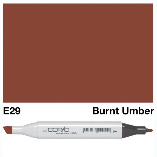 Copic Classic E29 Burnt Umber - Click Image to Close