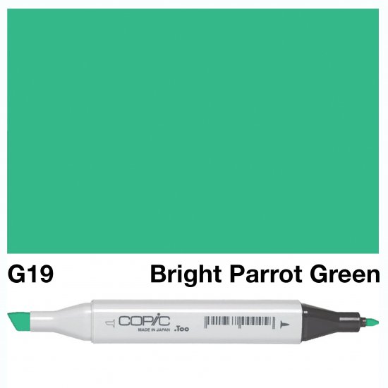 Copic Classic G19 Bright Parrot Green - Click Image to Close