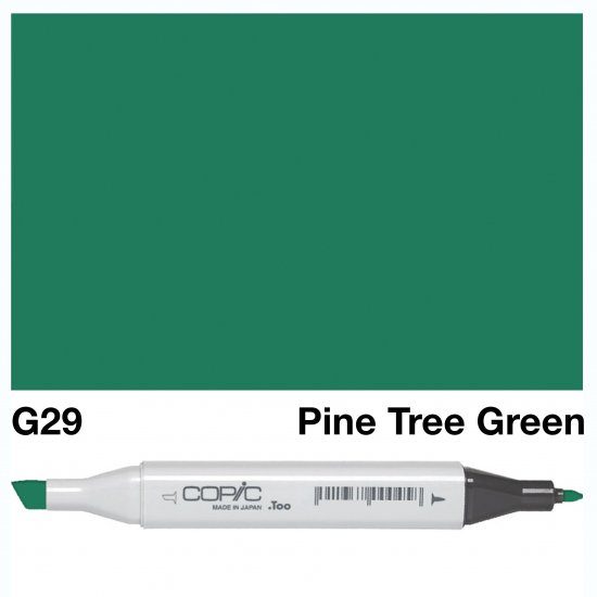 Copic Classic G29 Pine Tree Green - Click Image to Close