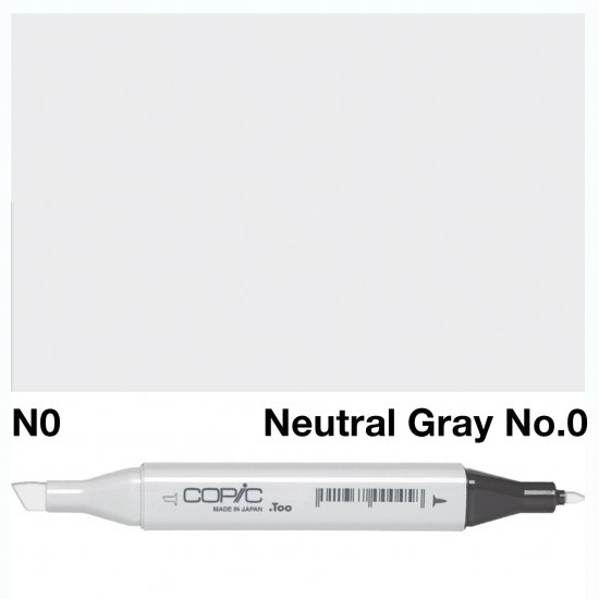Copic Classic N0 Neutral Grey No. 0 - Click Image to Close