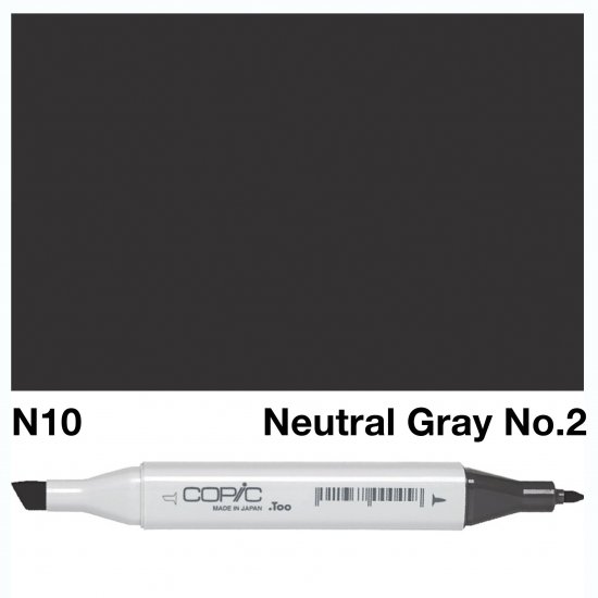 Copic Classic N10 Neutral Gray No10 - Click Image to Close