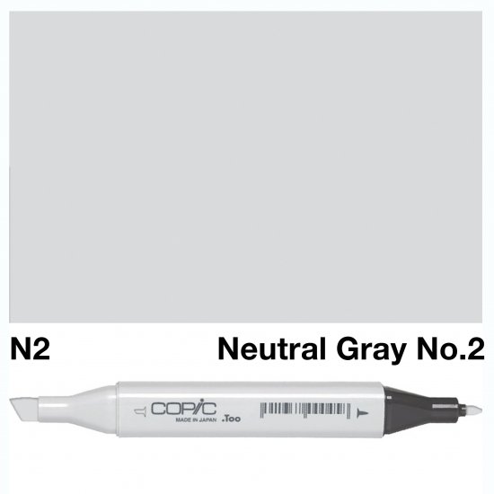 Copic Classic N2 Neutral Gray No2 - Click Image to Close