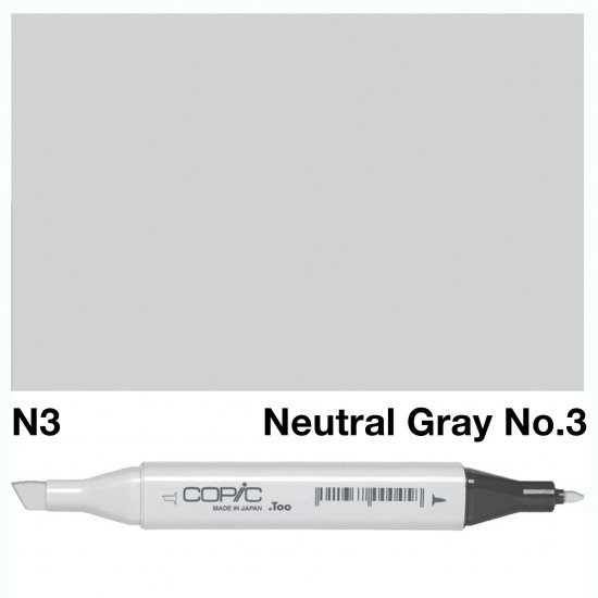 Copic Classic N03 Neutral Gray No3 - Click Image to Close
