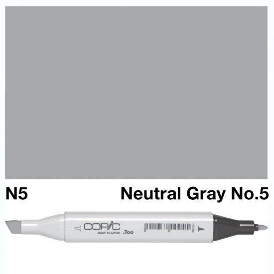 Copic Classic N05 Neutral Gray No5 - Click Image to Close