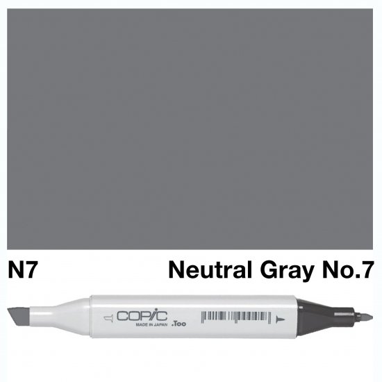 Copic Classic N07 Neutral Gray No7 - Click Image to Close