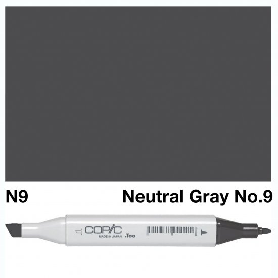 Copic Classic N09 Neutral Gray No9 - Click Image to Close