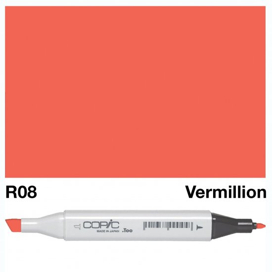 Copic Classic R08 Vermilion - Click Image to Close