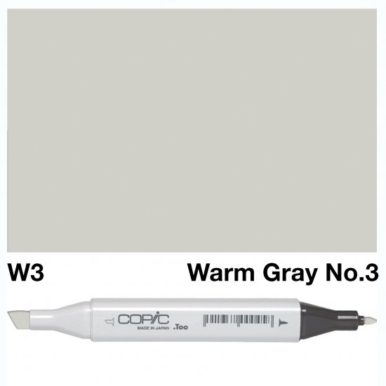 Copic Classic W03 Warm Gray 3 - Click Image to Close