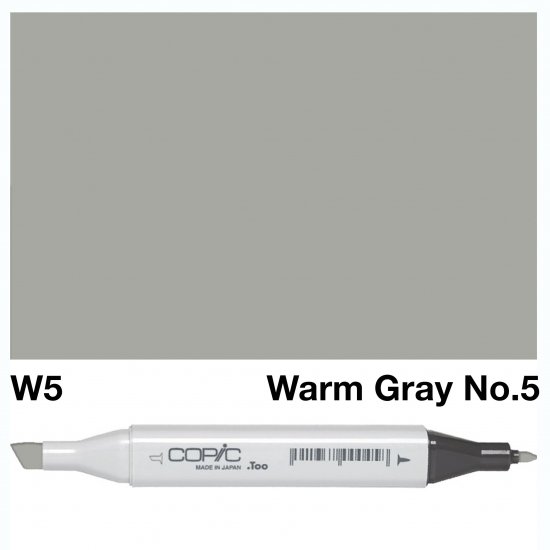Copic Classic W05 Warm Gray 5 - Click Image to Close